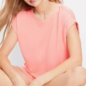 Loft Lou & Grey PINK Softblend Muscle Tee NWT Size XXL